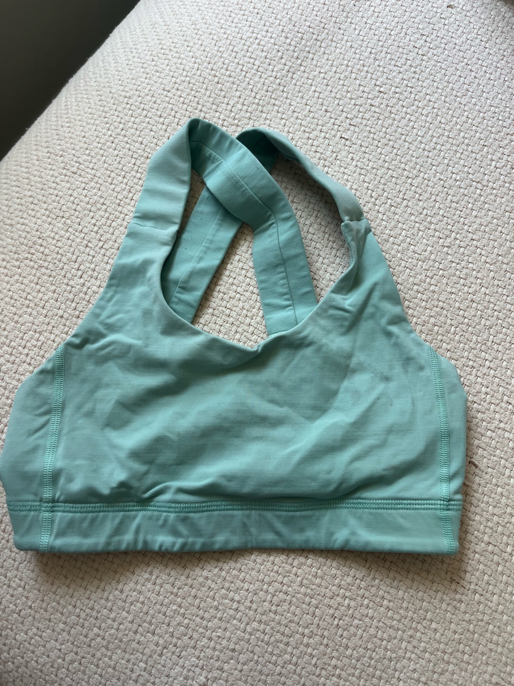 Lululemon Mint Green Racerback Sports Bra